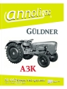 Güldner Schlepper A3K Traktor, Front